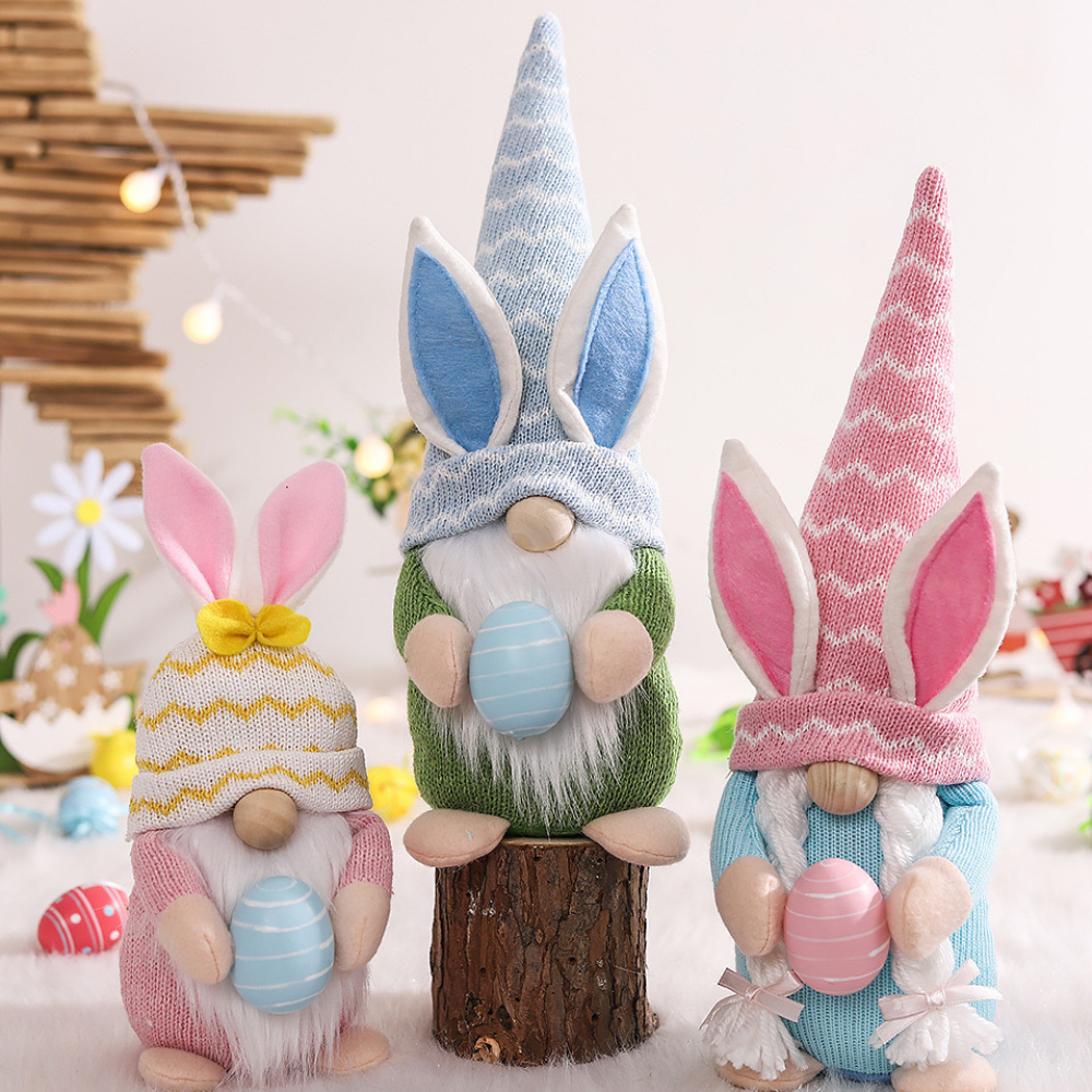Easter Decor Gnome Figurines