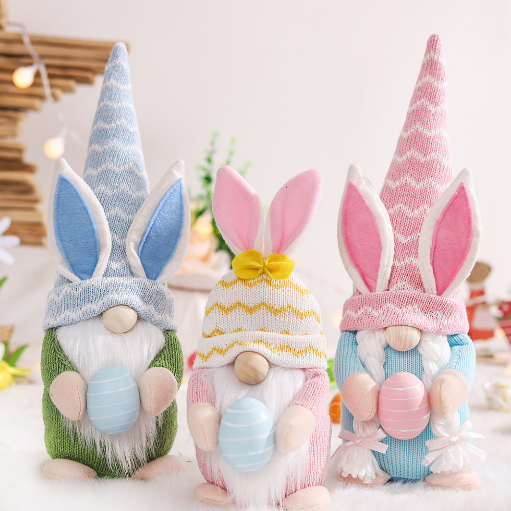 Easter Gnome Tabletop Ornaments