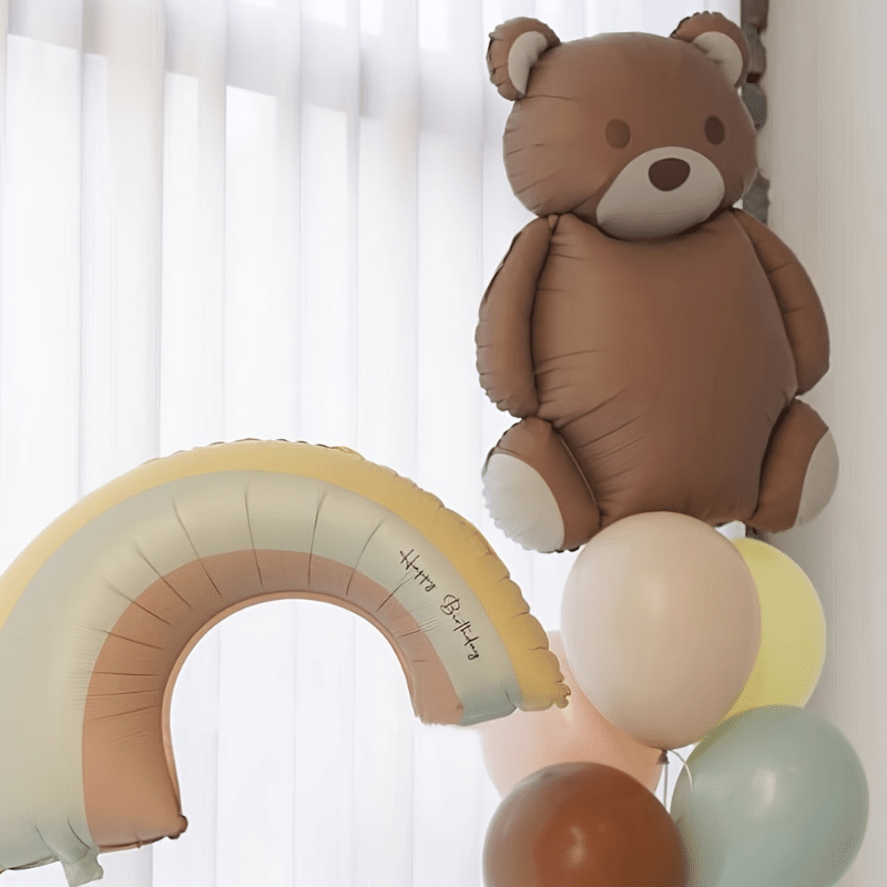 Versatile 35-Inch Cute Bear Decorate Party Balloons: Perfect for Birthdays