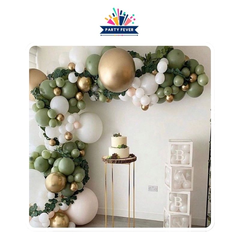 Create a Golden Paradise with Golden Jungle Balloon Decoration Set (152 Balloons)