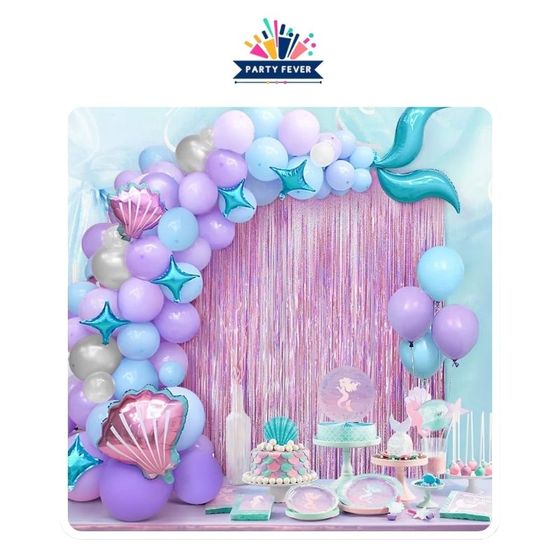 Make a Splash with Mermaid Tails Balloon Decoration Set (90 Balloons)