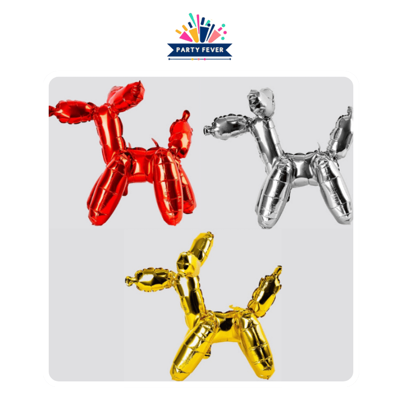 Dog-Shaped Standing Foil Balloon 18in