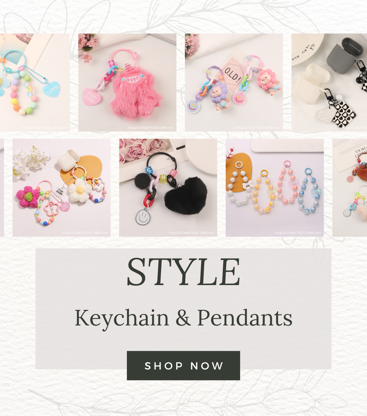 keychain and pendants collection
