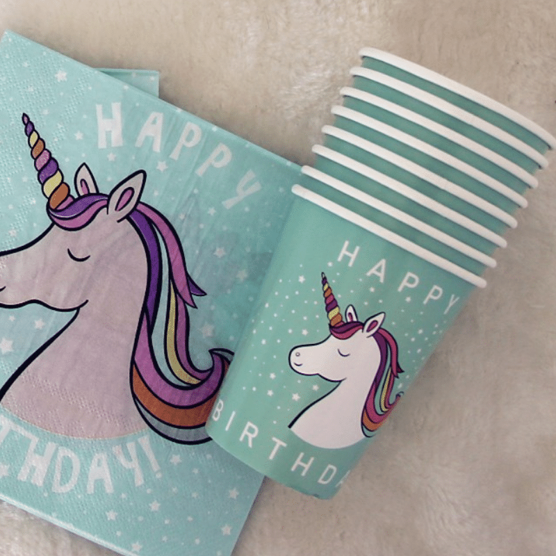 Adorable Cartoon Unicorn Designs for Dreamy Baby Showers