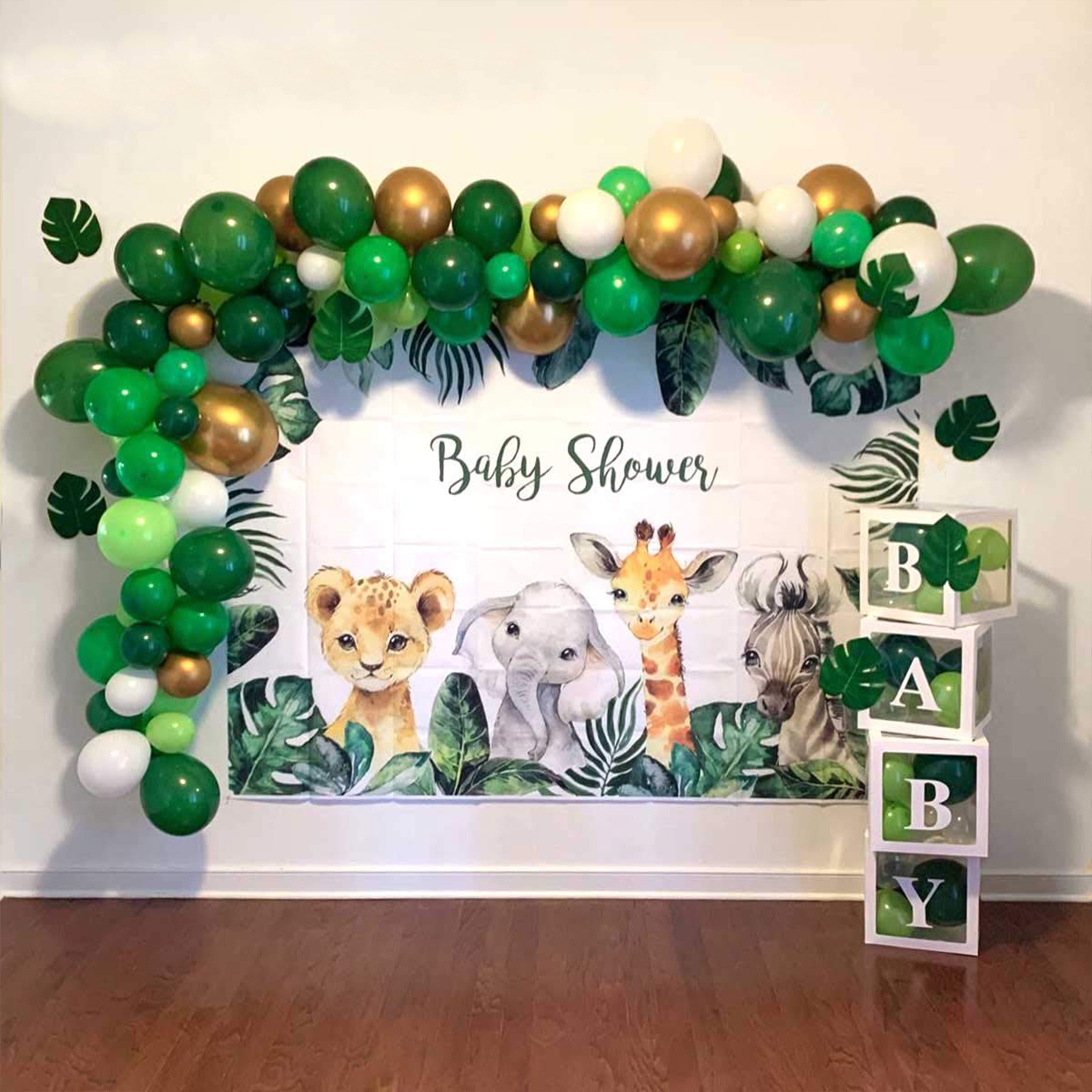 Embark on a jungle adventure with Jungle Party Balloon Decoration Set. Vibrant colors and jungle motifs. Order now and make your celebration extraordinary!